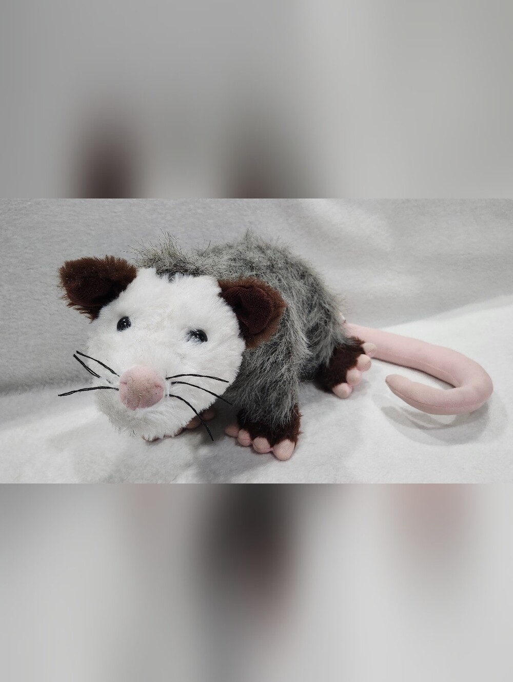 Fiesta Toys Opossum Realistic Plush Stuffed Animal